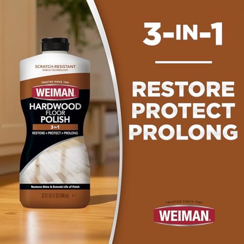 Weiman Wood Floor Polish 32 Oz 3PC Bundle 1