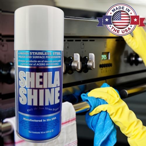 Sheila Shine 2 Pack 10 Oz Stainless Steel Cleaner and Polish Spray