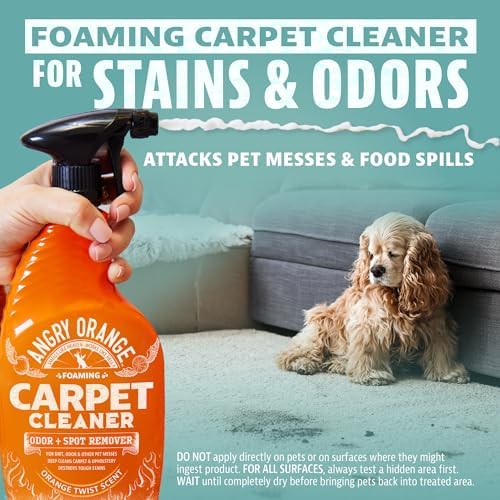 ANGRY ORANGE Foaming Carpet Cleaner - 24 oz Value Pack