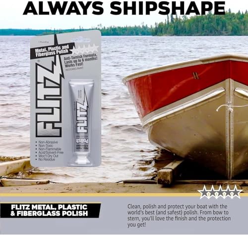 Flitz Metal Polish Paste - 176oz Tube 20 Pack