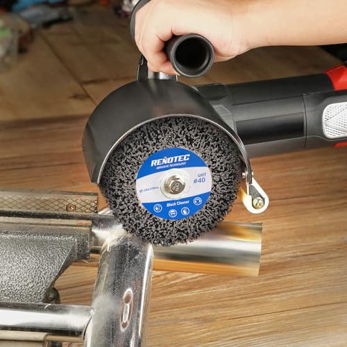 RENOTEC 4 Inch Black Cleaner 4 Pcs Pack
