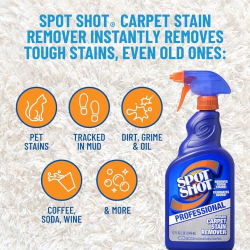 Spot Shot Professional Carpet Stain Remover 32 OZ 2-Pack