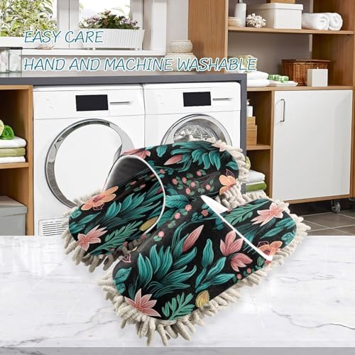 Zhirexin Comfort Cleaning Slippers with Microfiber Mop Pads