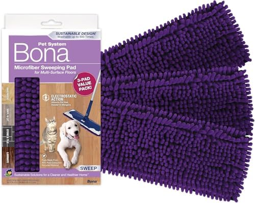 Bona Pet System Microfiber Sweeping Pad for Multi-Surface Floors 1