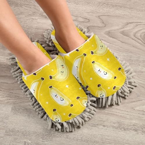 Zhirexin Cleaning Slippers Mop Shoes for House Floor