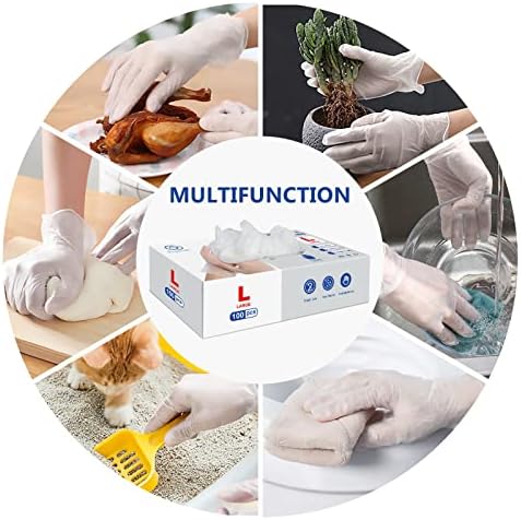 Squish Disposable Gloves 4 Mil Thick 200PCS2Pack Large