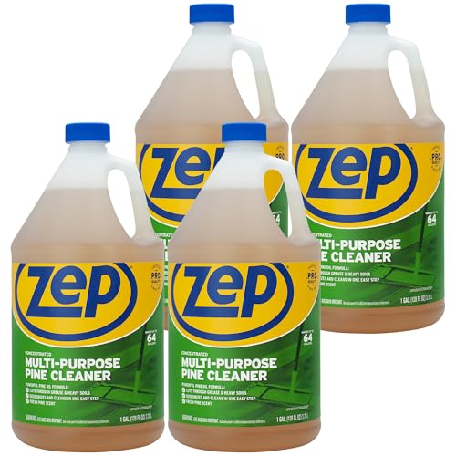Zep Concentrated Pine Cleaner 128 oz Case of 4 1