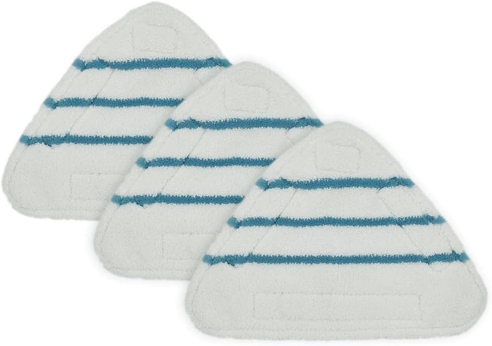 2Pcs Vacuum Cleaner Steam Mop Replacement Pad Mat Triangle Microfiber Head Fitting Refill Rag