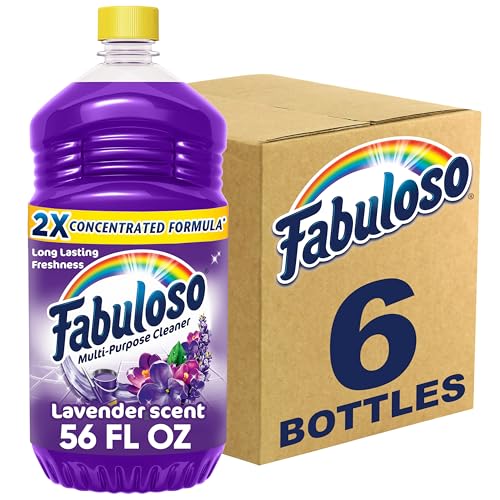 Fabuloso Multi-Purpose Cleaner 2X Concentrated Lavender Scent 6 Pack