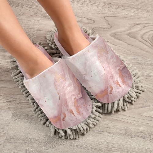 Zhirexin Texture Cleaning Slippers Mop Shoes