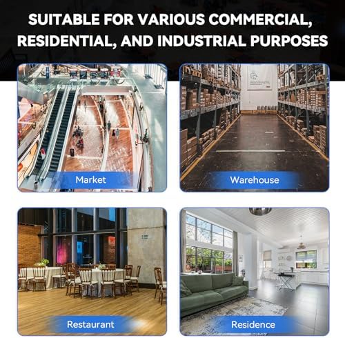 24 Inch Blue Dust Mop Heads 6 Pack Replacement for Hardwood Floors