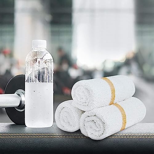 GREEN LIFESTYLE Gold Stripe Terry Kitchen Bar Mops - 16x19 inches 28 oz Pack of 12