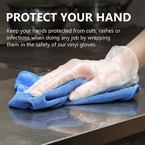 Squish Disposable Gloves 4 Mil Thick 200PCS2Pack Large