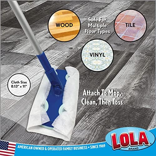 Lola Products Dry Sweeping Cloth Refills 32 Pack 11 x 813 Unscented