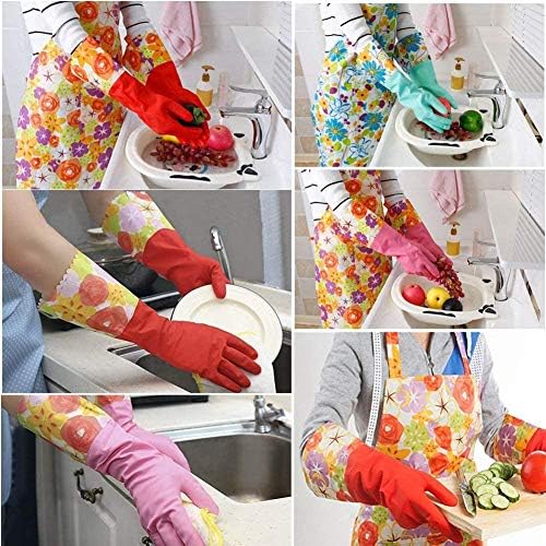 Aixingyun Dishwashing Rubber Gloves 3 Pairs 1