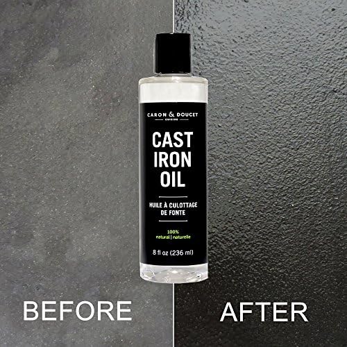 Caron Doucet Cast Iron Oil - 8oz Plant-Based Food Grade