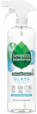 Seventh Generation Glass Cleaner Sparkling Sea 23 Fl Oz 1