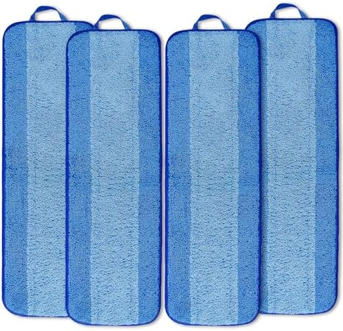 KEEPOW Microfiber Mop Pad 18 Inch 44 Pack