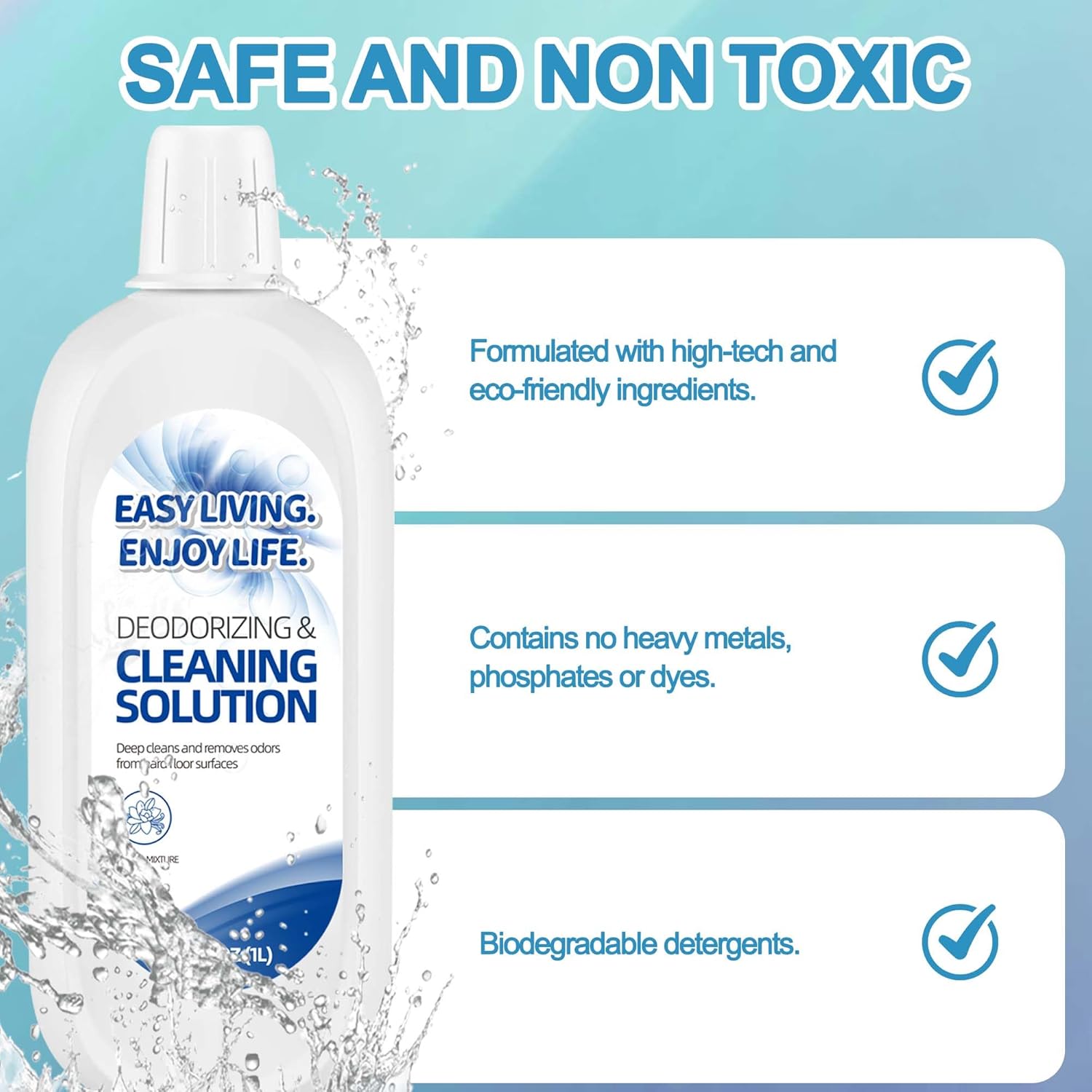 Homeazy 2L Floor Cleaning Solution for Tineco iFLOOR and Floor One Series 1