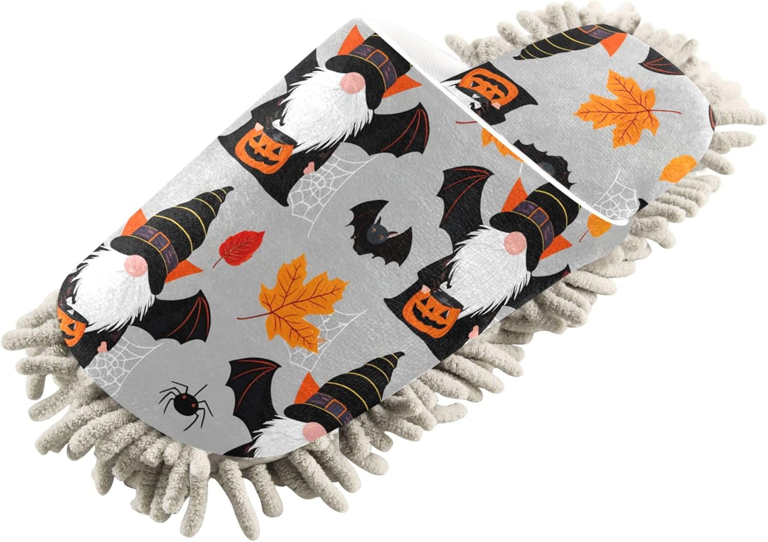 Burbuja Mop Slippers for Women Men Absorbent Microfiber Dust Mop Shoes Washable 5-8