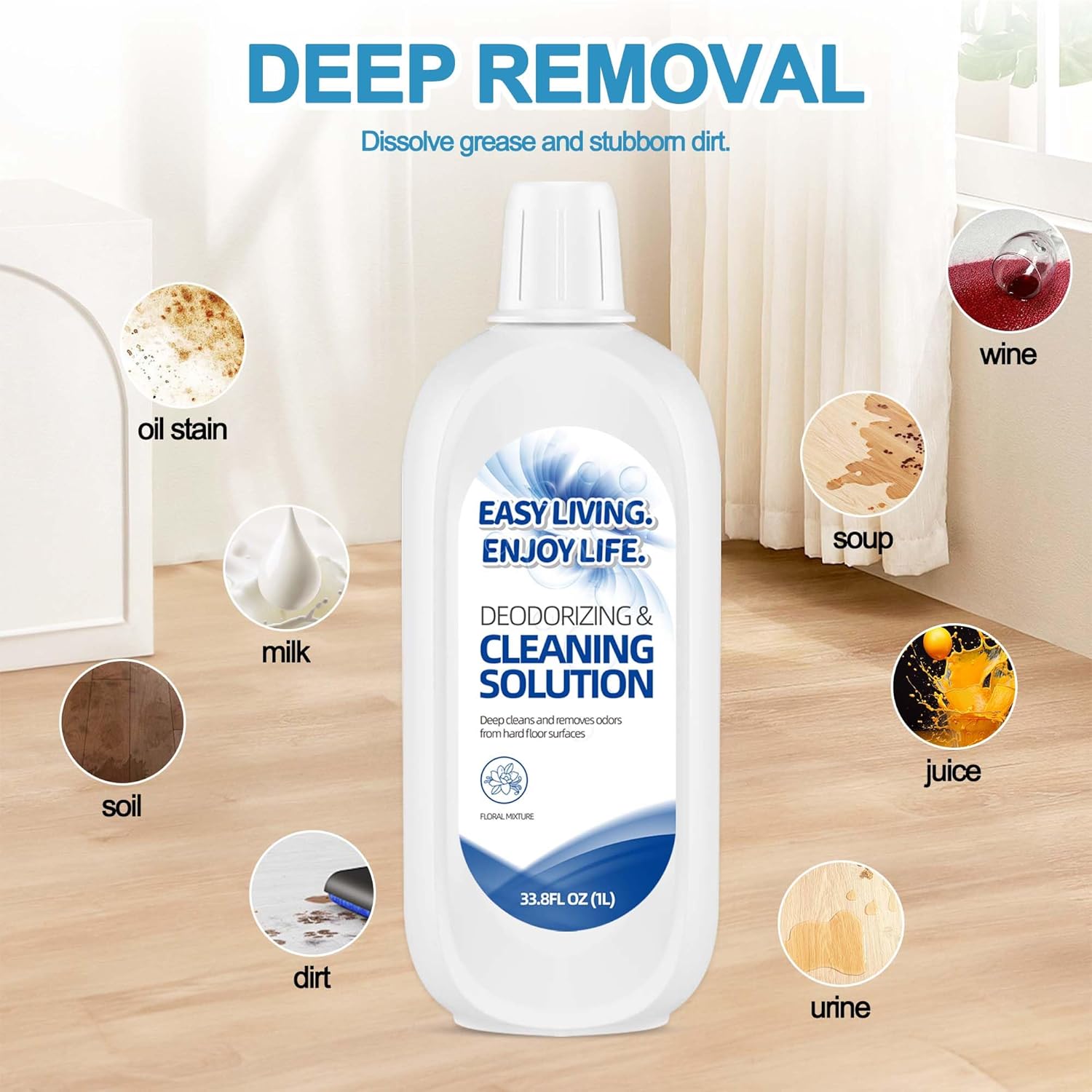 Homeazy 2L Floor Cleaning Solution for Tineco iFLOOR and Floor One Series 1