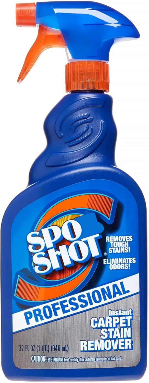 Spot Shot Professional Instant Carpet Stain Remover 32 oz Trigger Spray Pack of 2